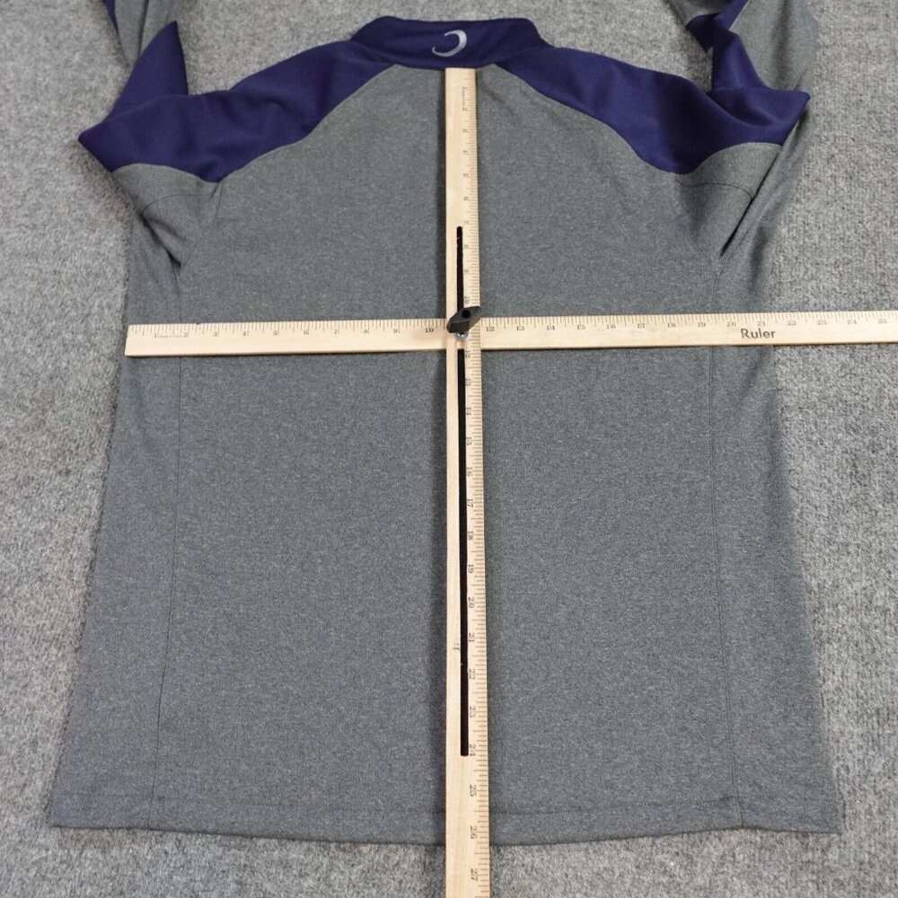 Zero Restriction Mens Pullover Medium Gray Blue 1… - image 7